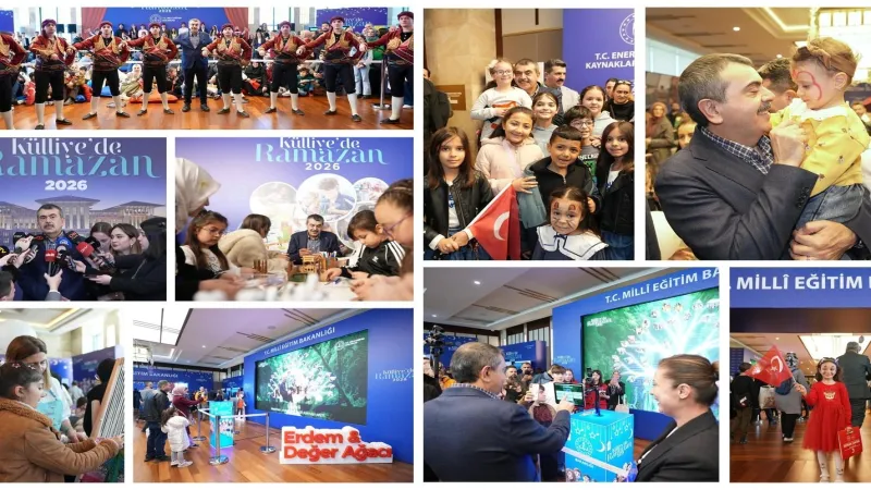 Bakan Tekin'den 'Külliyede Ramazan' stantlarına ziyaret